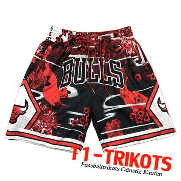 Chicago Bulls Shorts NBA 2023/24 Schwarz/Rot