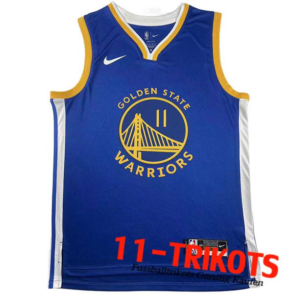 Golden State Warriors Trikots (THOMPSON #11) 2023/24 Blau -03