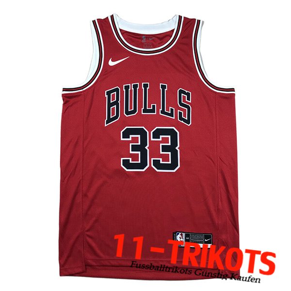 Chicago Bulls Trikots (PIPPEN #33) 2023/24 Rot -02