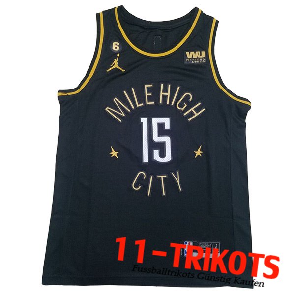 Denver Nuggets Trikots (JOKIC #15) 2023/24 Schwarz -05