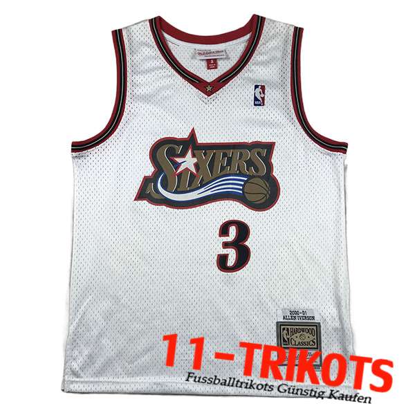 Philadelphia 76ers Trikots (IVERSON #3) 2023/24 Weiß