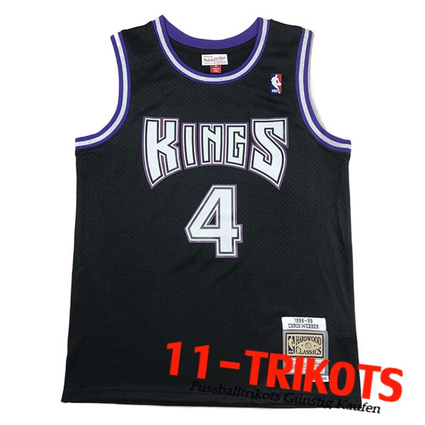 Sacramento Kings Trikots (WEBBER #4) 2023/24 Schwarz