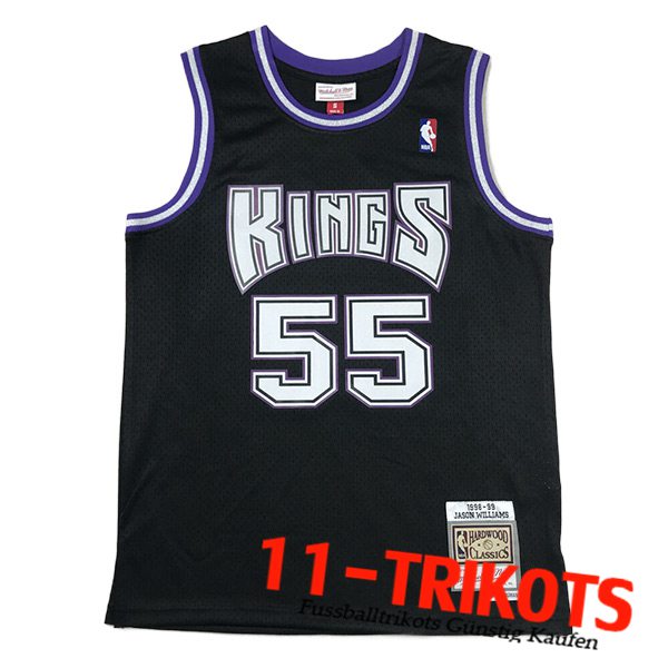 Sacramento Kings Trikots (WILLIAMS #55) 2023/24 Schwarz