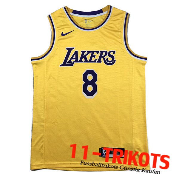 Los Angeles Lakers Trikots (BRYANT #8) 2023/24 Gelb -02