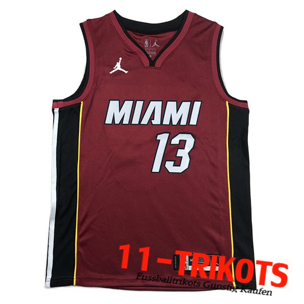 Miami Heat Trikots (ADEBAYO #13) 2023/24 Rot -03