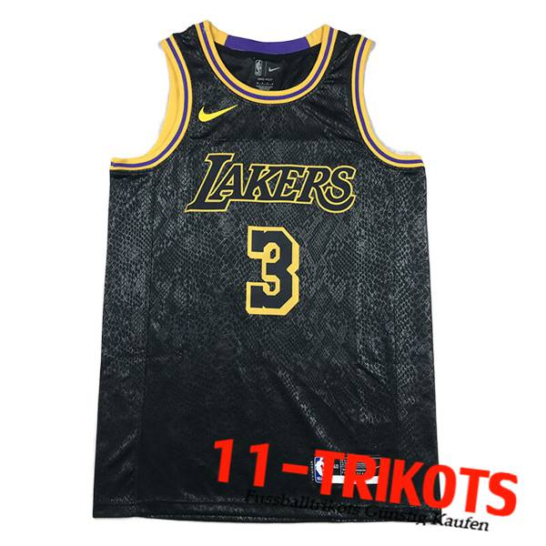 Los Angeles Lakers Trikots (DAVIS #3) 2023/24 Schwarz