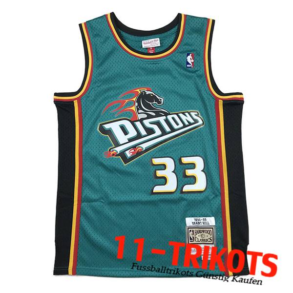 Detroit Pistons Trikots (HILL #33) 2023/24 Grün