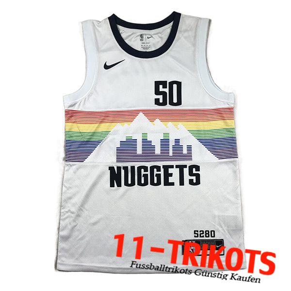 Denver Nuggets Trikots (GOROON #50) 2023/24 Weiß