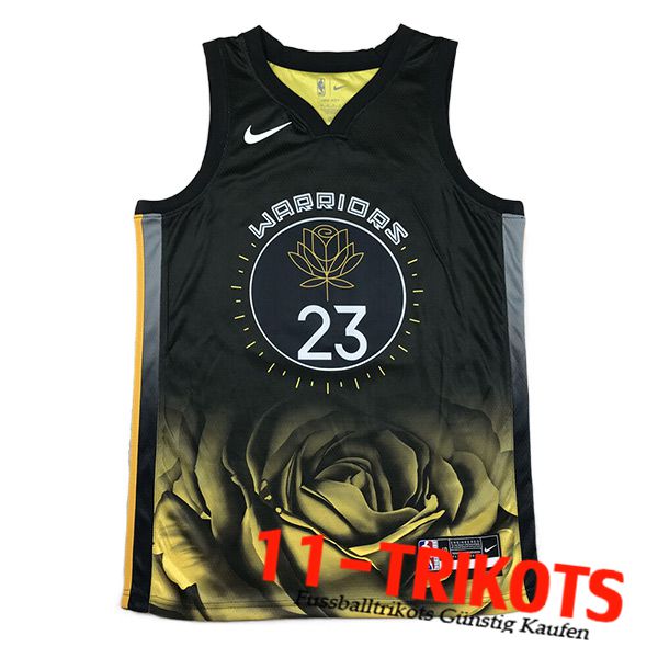 Golden State Warriors Trikots (GREEN #23) 2023/24 Schwarz