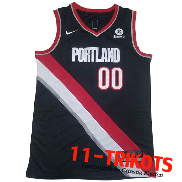 Portland Trail Blazers Trikots (HENDERSON #00) 2023/24 Schwarz