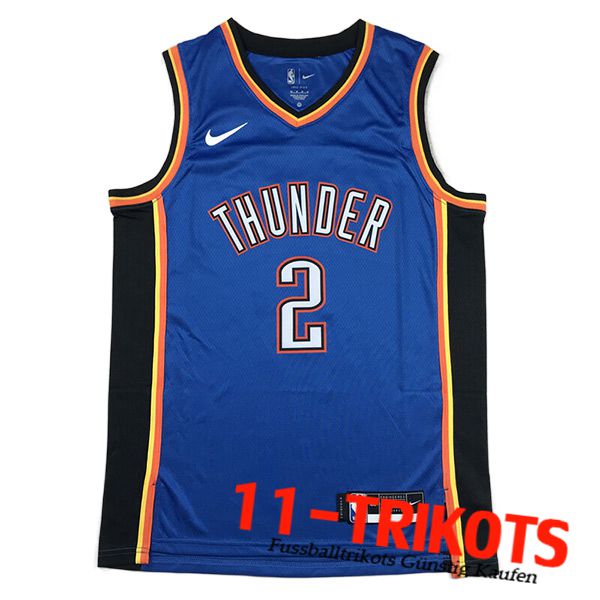 Oklahoma City Thunder Trikots (GILGEOUS-ALEXANDER #2) 2023/24 Blau
