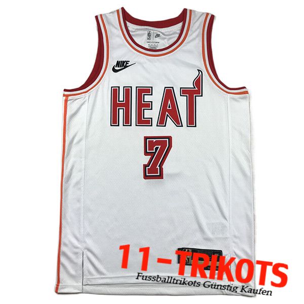Miami Heat Trikots (LOWRY #7) 2023/24 Weiß -02