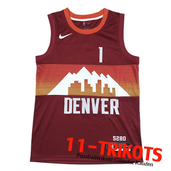 Denver Nuggets Trikots (PORTER JR. #1) 2023/24 Rot