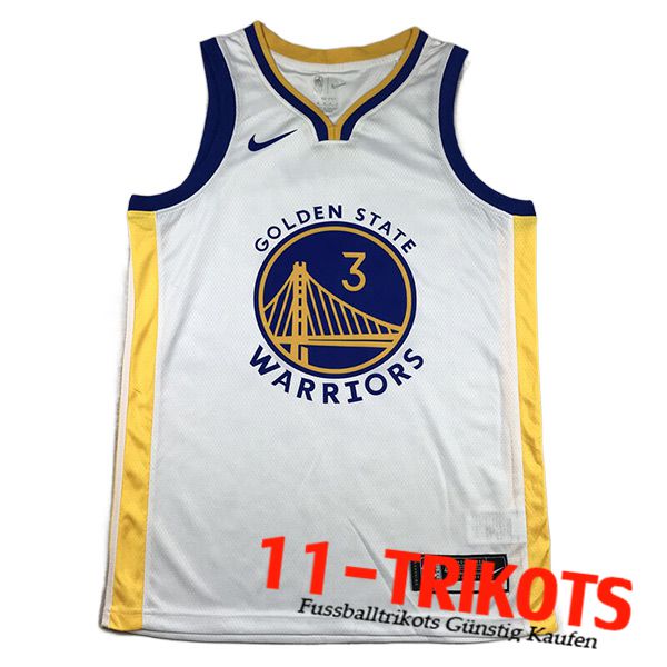 Golden State Warriors Trikots (PAUL #3) 2023/24 Weiß