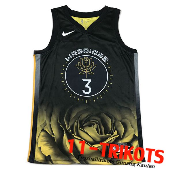 Golden State Warriors Trikots (PAUL #3) 2023/24 Schwarz