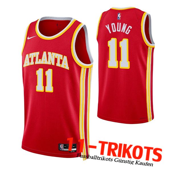 Atlanta Hawks Trikots (YOUNG #11) 2023/24 Rot -02