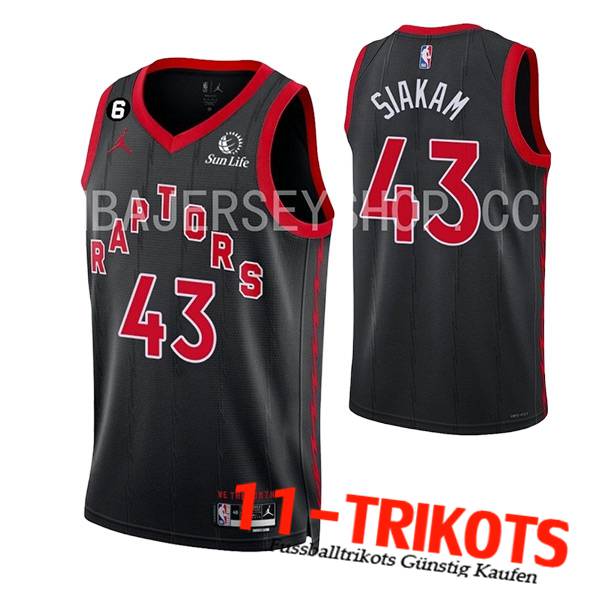 Toronto Raptors Trikots (SIAKAM #43) 2023/24 Schwarz