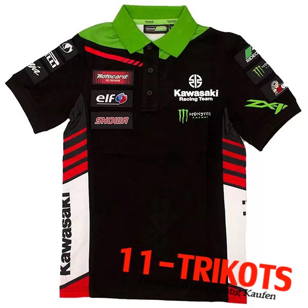 Kawasaki Racing Team Polo F1 Schwarz 2023