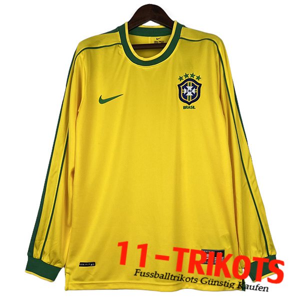 Brasilien Retro Heimtrikot Langarms 1998