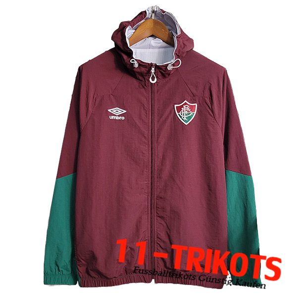 Fluminense Windjacke Rot/Grün 2023/2024 -02