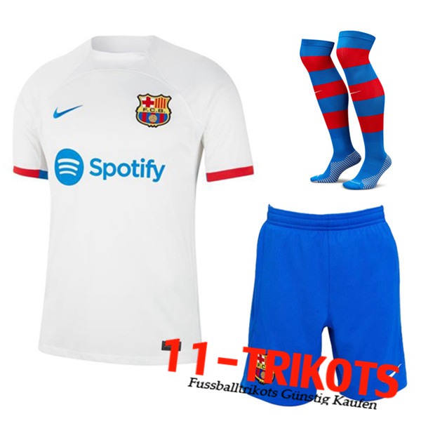 FC Barcellona Auswärtstrikot (Shorts + Socken) 2023/2024