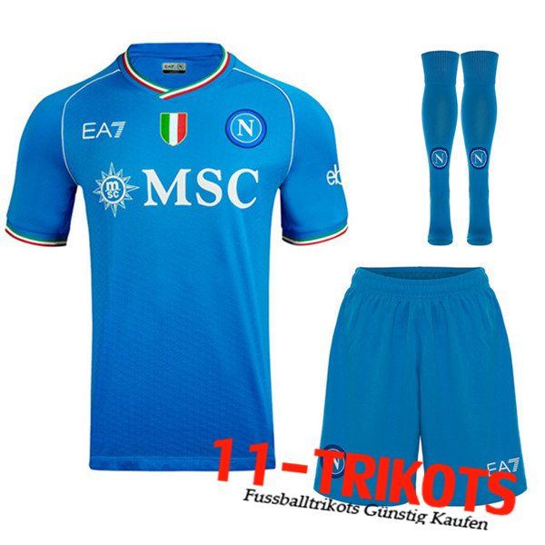 SSC Neapel Heimtrikot (Shorts + Socken) 2023/2024