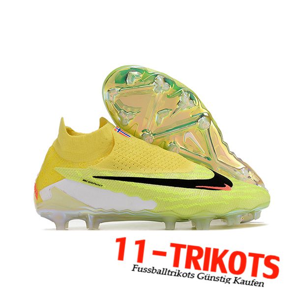 Nike Fussballschuhe Phantom GX Elite Link PRO SG Anti Clog Gelb -02