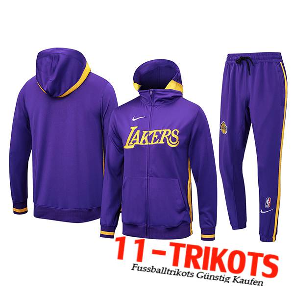 Los Angeles Lakers Trainingsanzug lila 2023/2024