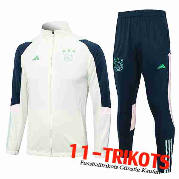 Ajax Trainingsanzug (Jacke) Grün Clair 2023/2024