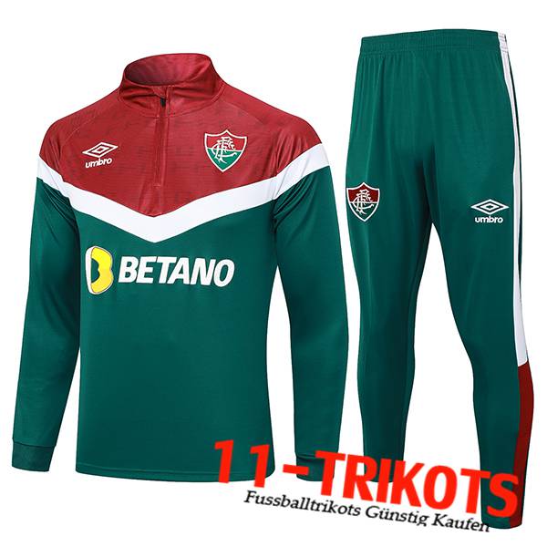 Fluminense Trainingsanzug Grün/Rot 2023/2024