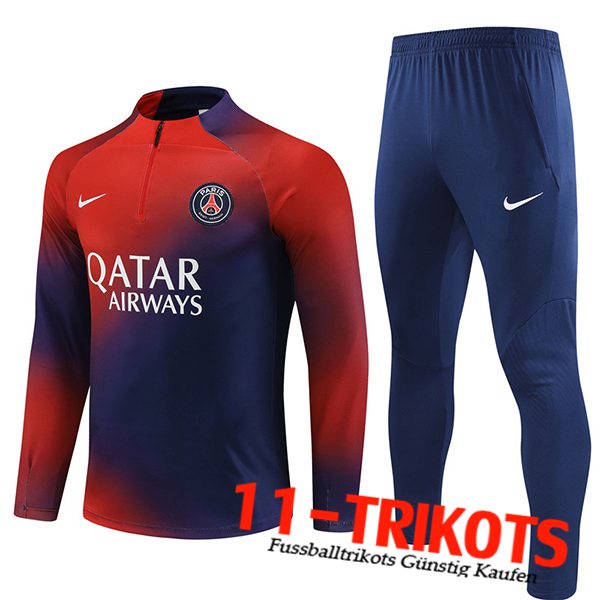 PSG Trainingsanzug Rot/Blau 2023/2024