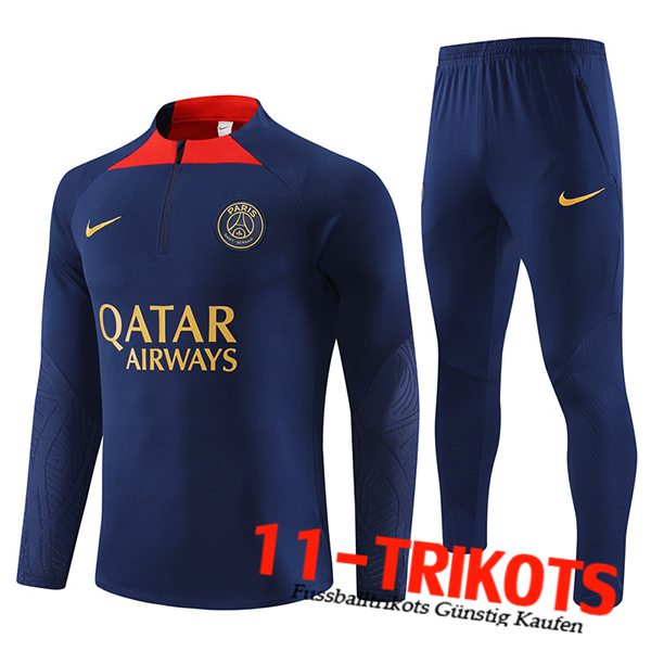 PSG Trainingsanzug Navy blau 2023/2024 -02