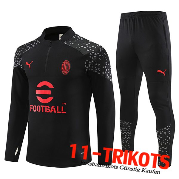 AC Milan Trainingsanzug Schwarz 2023/2024 -02