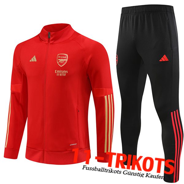 Arsenal Trainingsanzug (Jacke) Rot 2023/2024