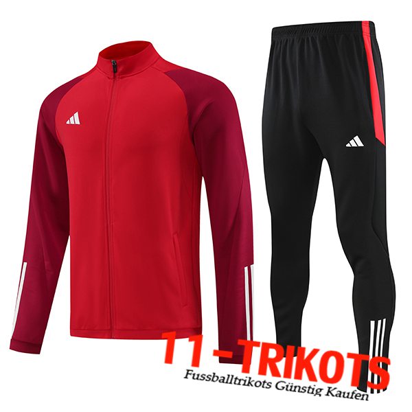 Adidas Trainingsanzug (Jacke) Rot 2023/2024 -03