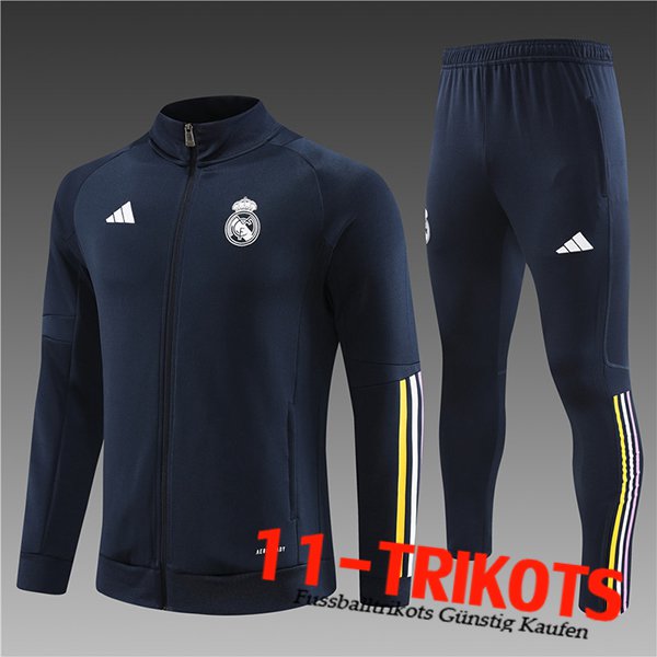 Real Madrid Trainingsanzug (Jacke) Kinder Navy blau 2023/2024