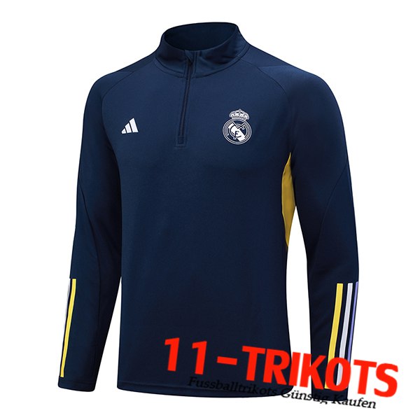 Real Madrid Training Sweatshirt Navy blau 2023/2024 -03