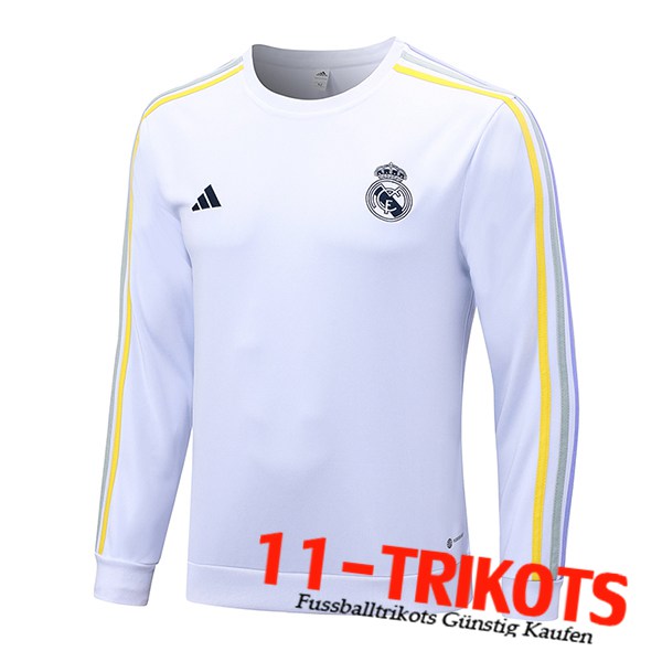 Real Madrid Training Sweatshirt Weiß 2023/2024 -03