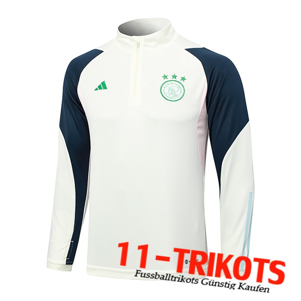 Ajax Training Sweatshirt Weiß 2023/2024