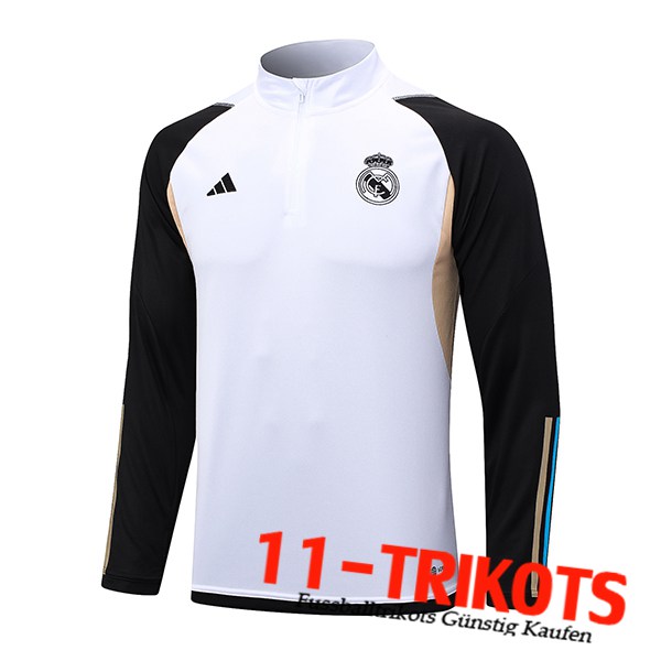 Real Madrid Training Sweatshirt Weiß 2023/2024 -02