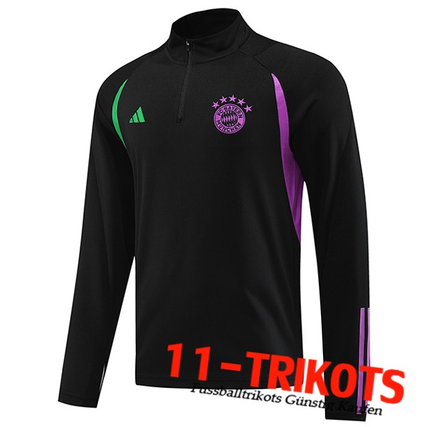 Bayern München Training Sweatshirt Schwarz 2023/2024 -03