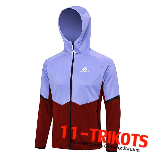 Adidas Trainingsjacke Mit Kapuze lila/Rot 2023/2024