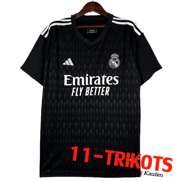 Real Madrid Fussball Trikots Torhuter Schwarz 2023/2024