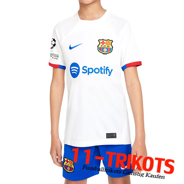Nouvelle FC Barcellona Kinder Auswärtstrikot 2023/2024