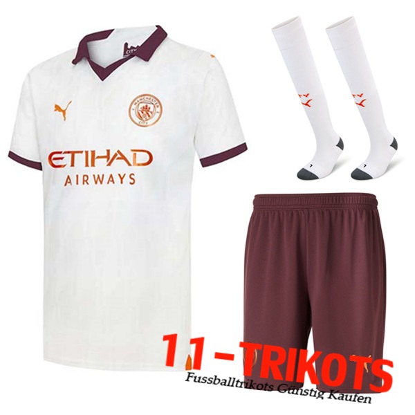 Manchester City Auswärts (Short + Chaussettes) 2023/2024