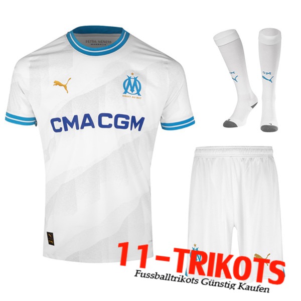 Marseille Heimtrikot (Short + Chaussettes) 2023/2024