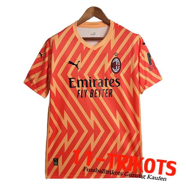 AC Milan Fussball Trikots Torhuter Orange 2023/2024