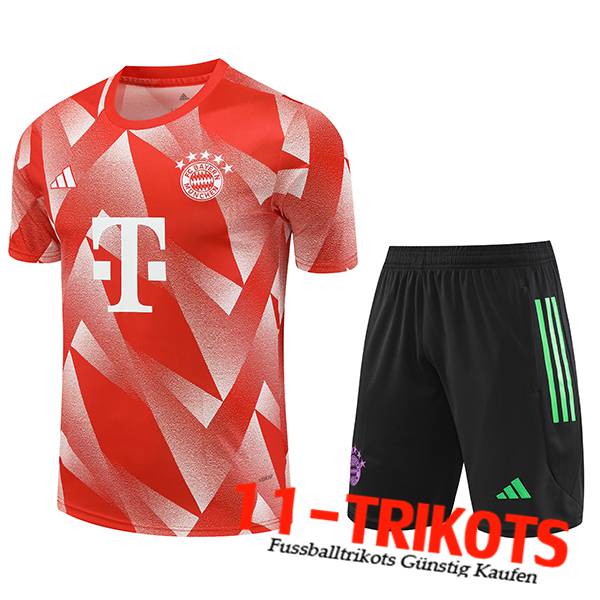 Bayern München Trainingstrikot + Shorts Orange 2023/2024 -02