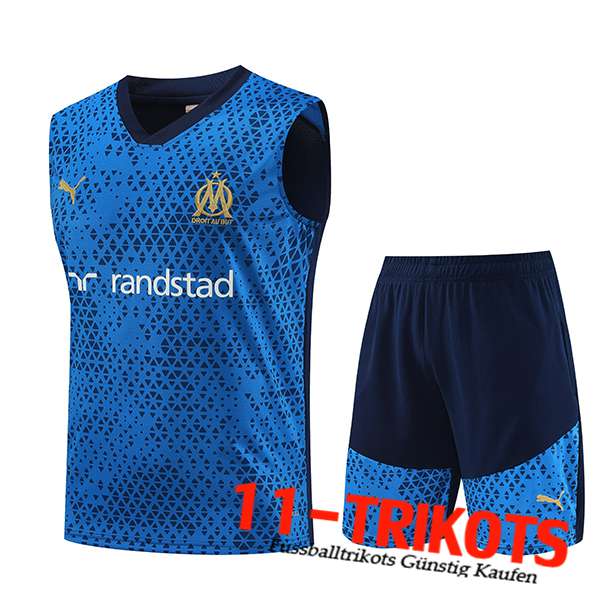 Inter Milan Trainings-Tanktop + Shorts Blau 2023/2024 -02