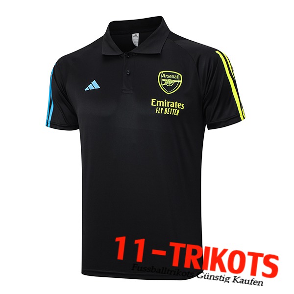 Arsenal Poloshirt Schwarz 2023/2024